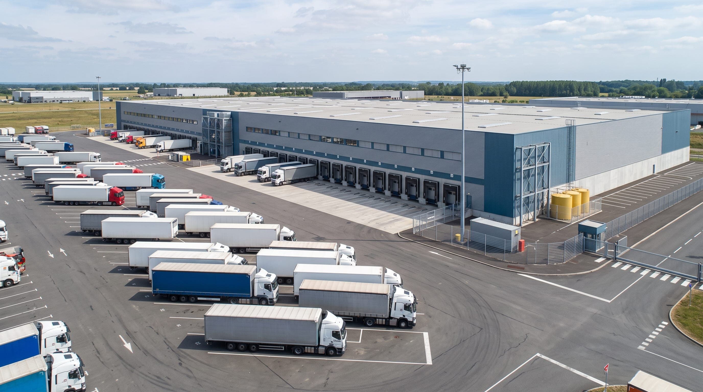 Entrepôt logistique du parc d'activités Pôle 45 à Ormes