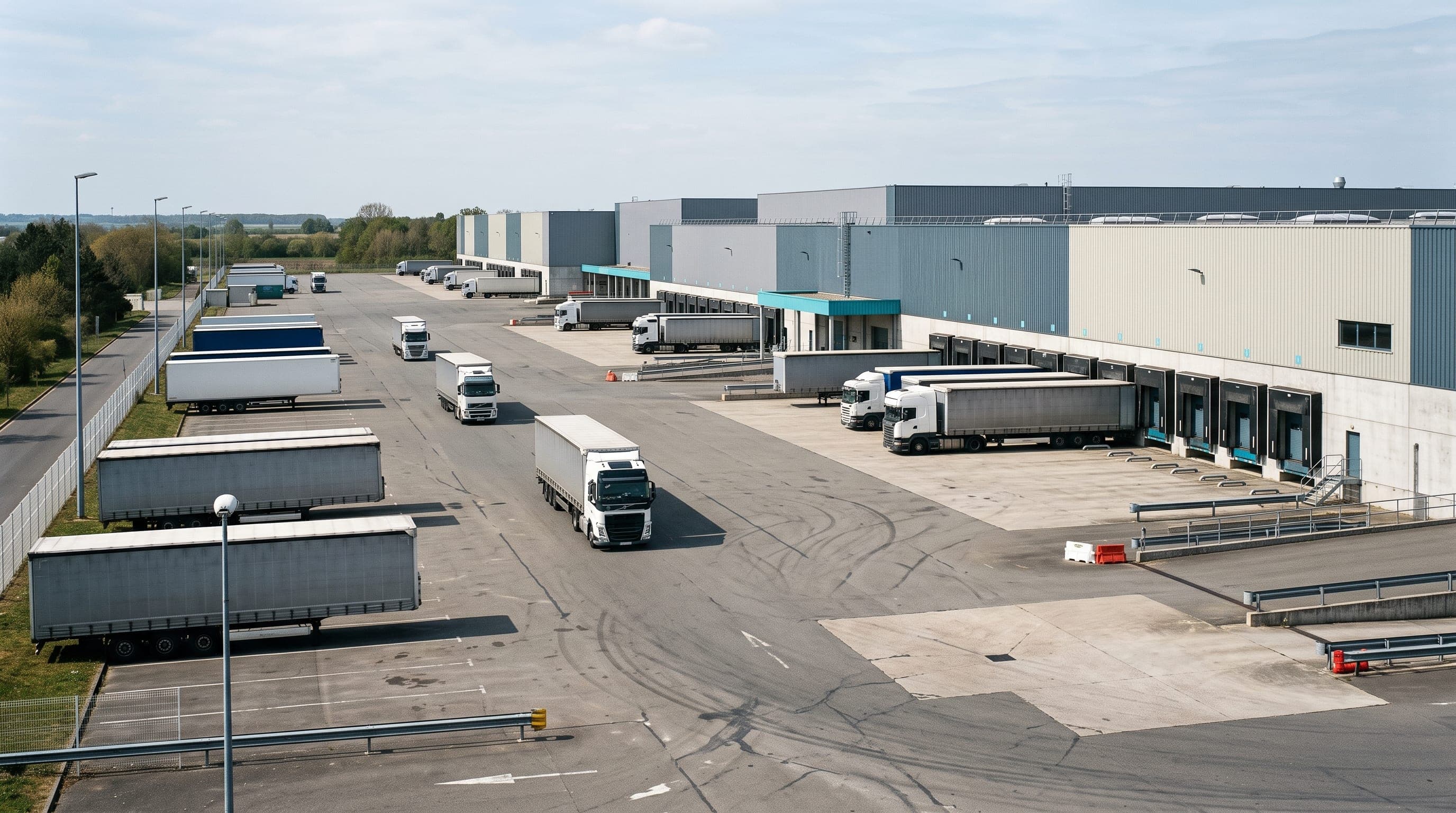 Entrepôt logistique du parc d'activités Orléans Sologne-La Saussaye à Saint-Cyr-en-Val