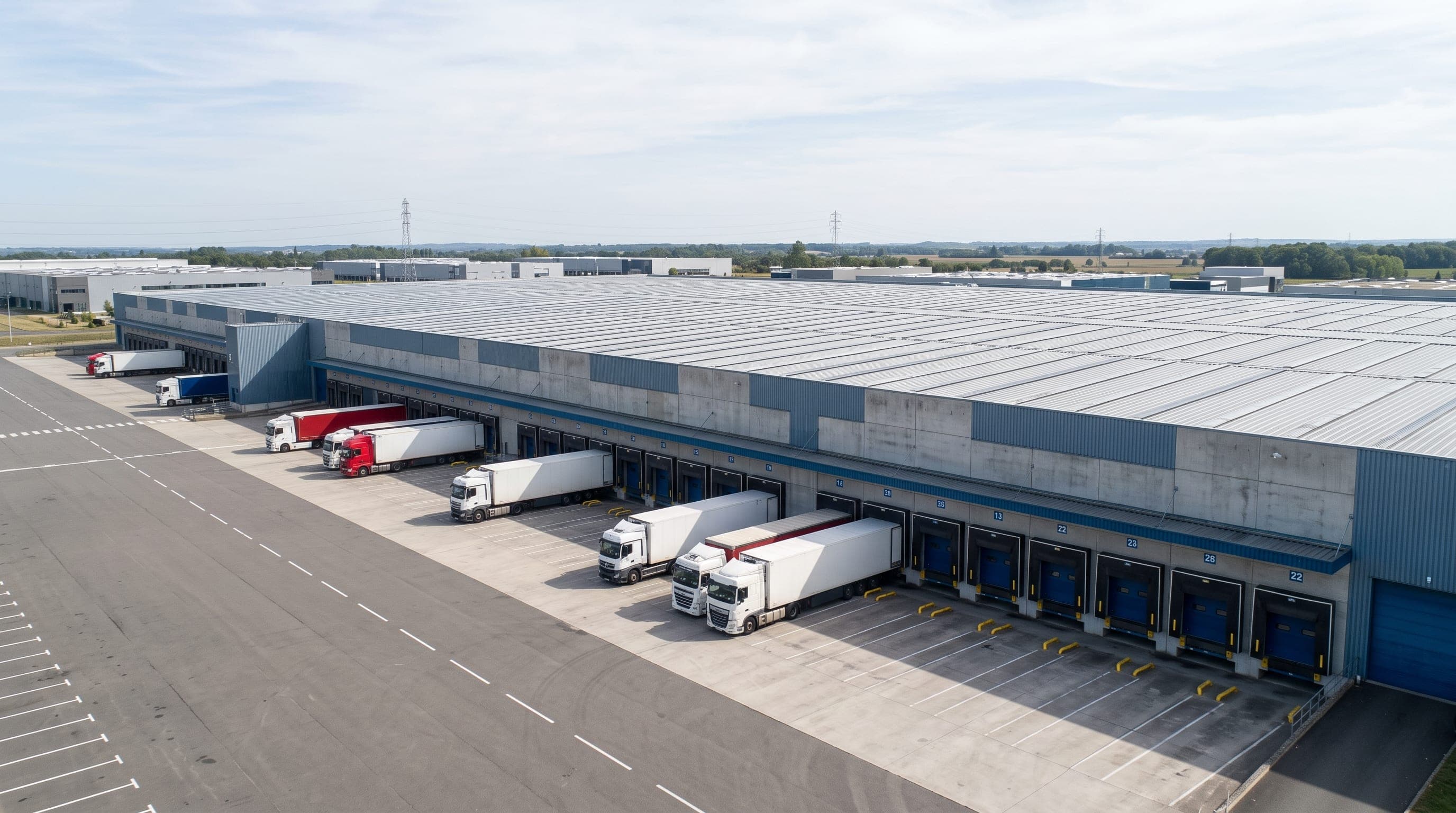 Entrepôt logistique du parc d'activités Pôle 45 à Saran