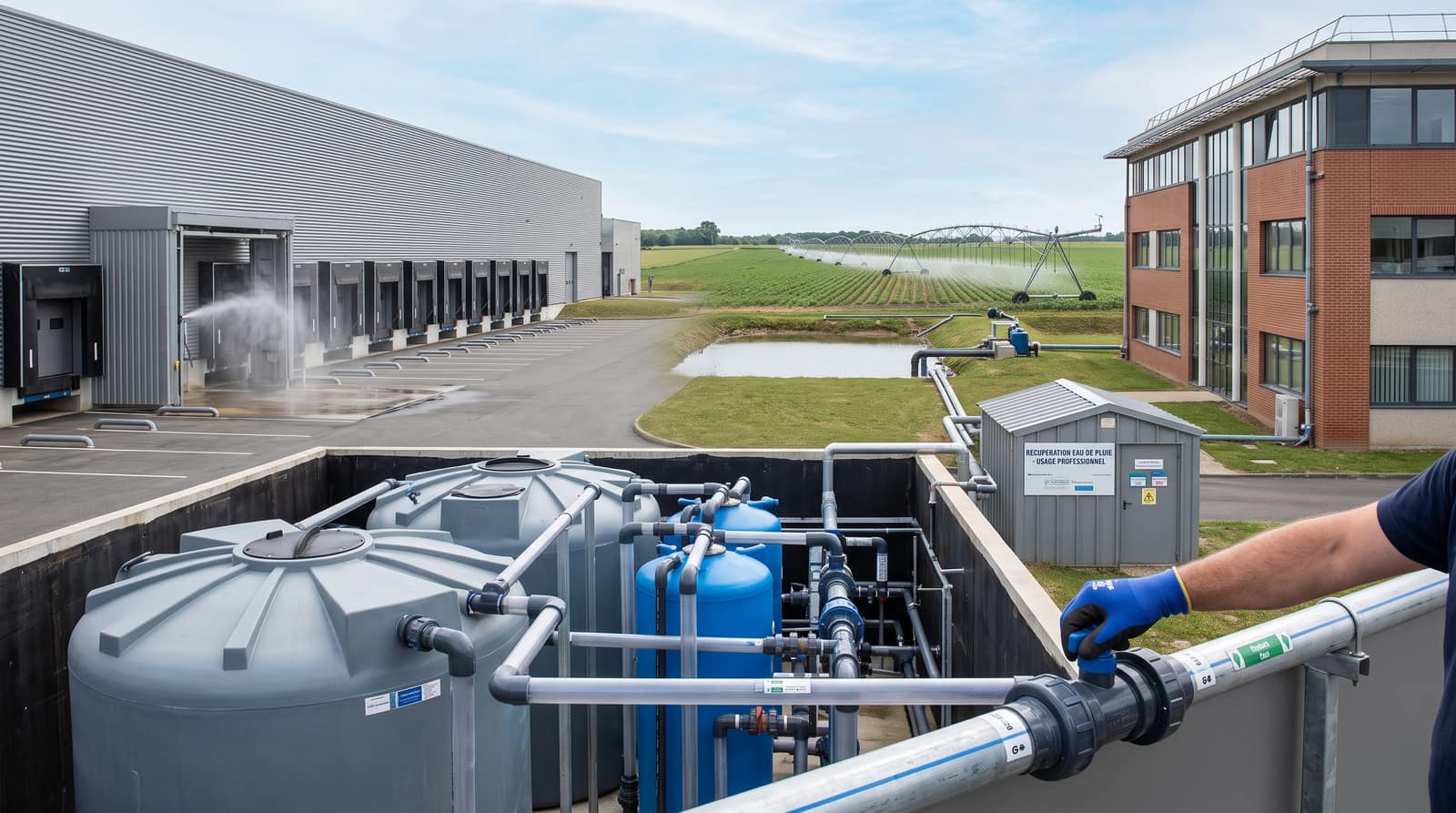 Les usages envisagés pour l'eau collectée